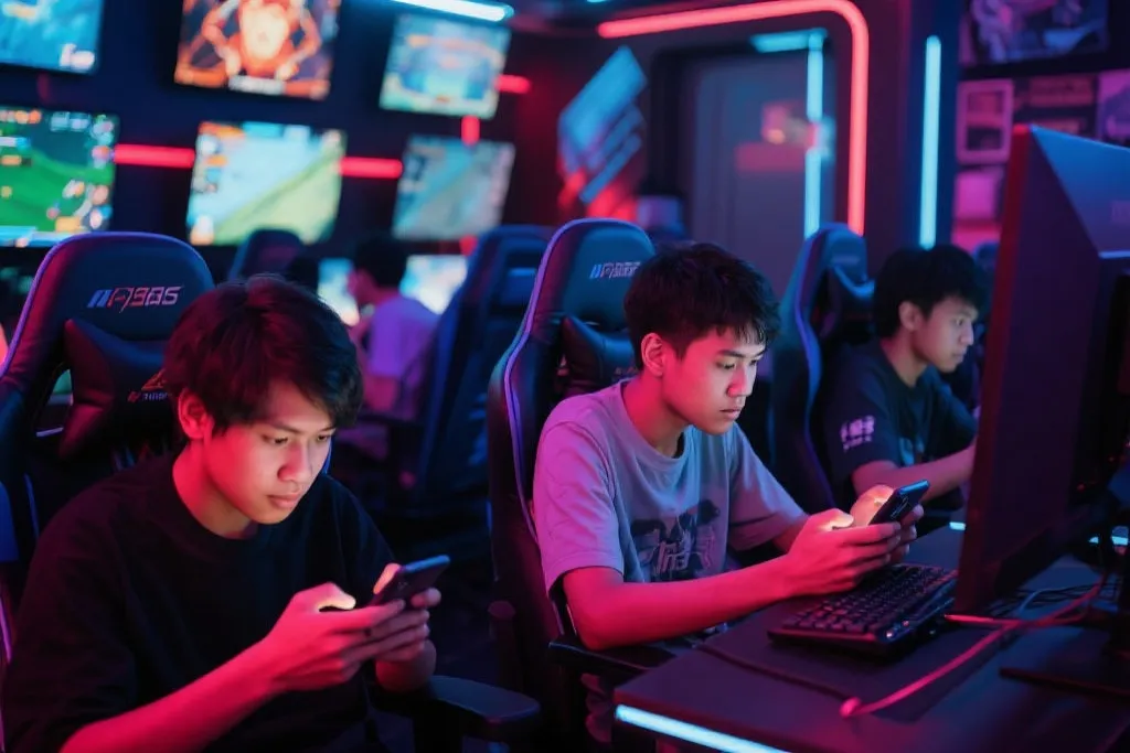 发展中国家年轻人沉浸在移动电竞的乐趣中